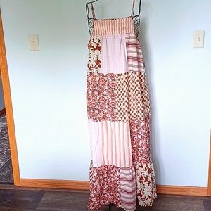 NWT Universal Thread boho patchwork maxi